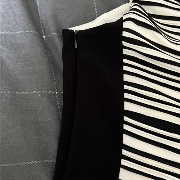 UCP Black and White Striped Sleeveless Dress - Picture 5 of 5